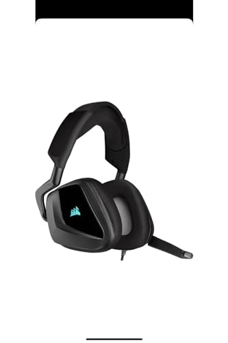 سماعة رأس Corsair VOID RGB ELITE اللاسلكية للألعاب - صوت محيطي 7.1 - معتمدة من Discord - متوافقة مع iCUE - للكمبيوتر الشخصي، ماك، PS5، PS4 - بيضاء