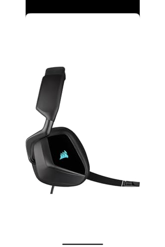 سماعة رأس Corsair VOID RGB ELITE اللاسلكية للألعاب - صوت محيطي 7.1 - معتمدة من Discord - متوافقة مع iCUE - للكمبيوتر الشخصي، ماك، PS5، PS4 - بيضاء