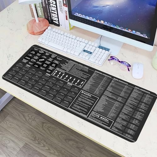 Dark Purple Japanese Anime Retro Vaporwave Mouse Mat Computer Lap Desk Anime Mouse Pad Kawaii Large Gaming Pad for Keyboard QDH