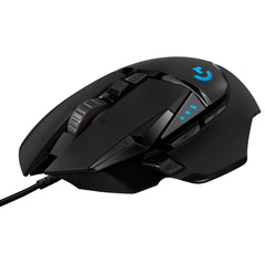 ماوس الألعاب السلكي عالي الأداء Logitech G502 HERO، مستشعر HERO 25K، 25,600 DPI، RGB، أوزان قابلة للتعديل، 11 زرًا قابلًا للبرمجة، ذاكرة مدمجة، PC / Mac