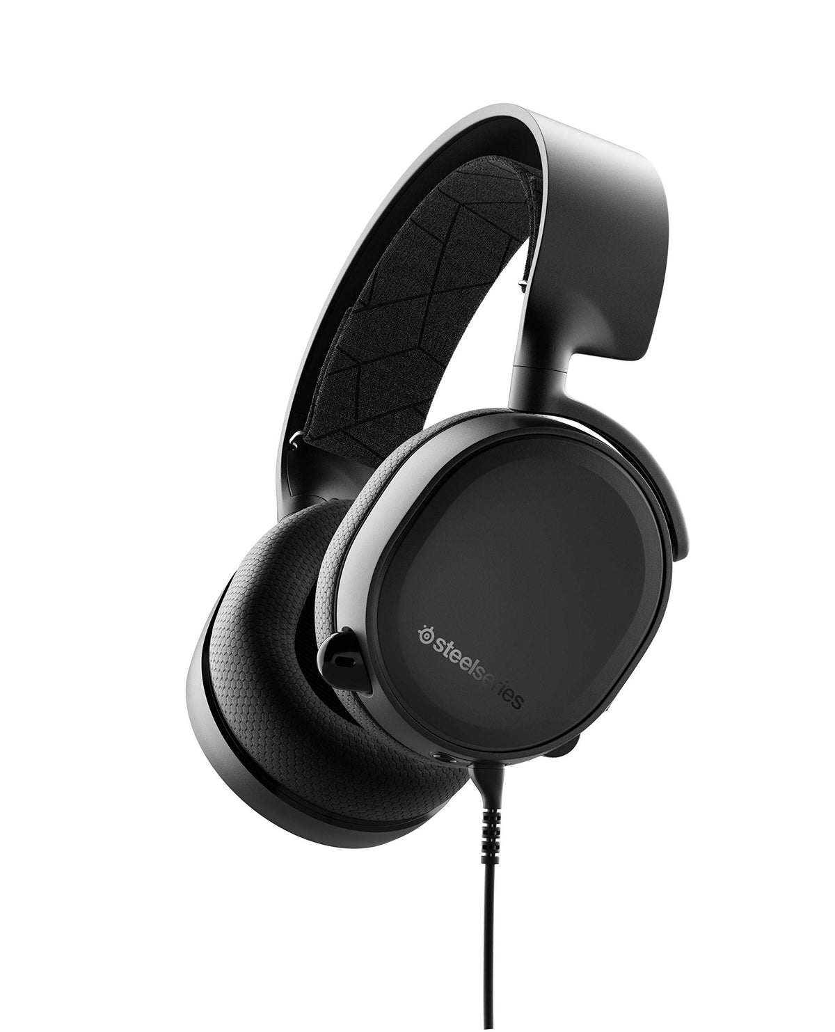 سماعة الألعاب متعددة الأنظمة SteelSeries Arctis Nova 1P — محركات Hi-Fi — صوت مكاني 360° — تصميم مريح — متينة — خفيفة الوزن — ميكروفون مانع للضوضاء — PS5/PS4، PC، Xbox، Switch - أبيض